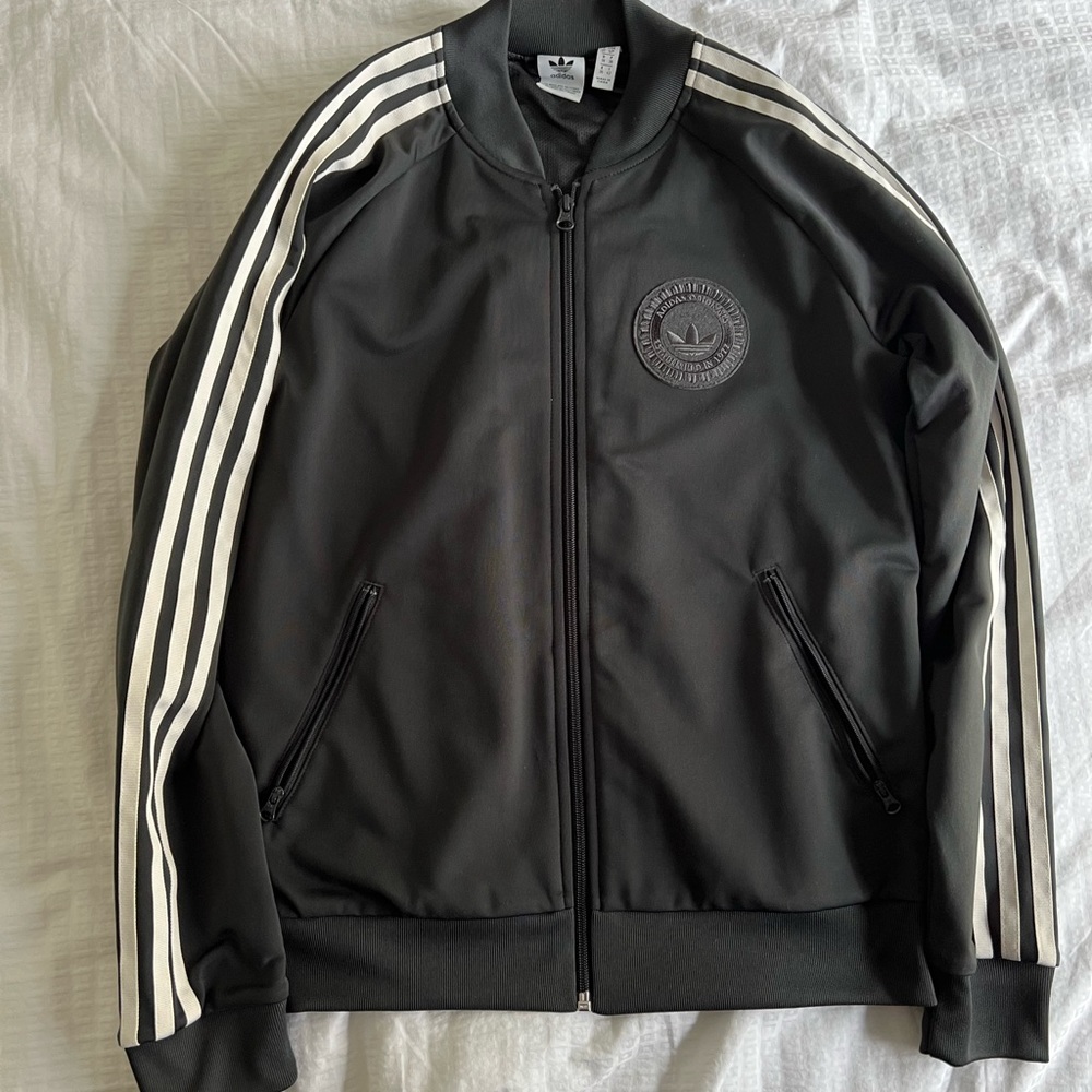 adidas ORIGINALS ADIBREAK SUPERSTAR TRACK TOP JACKET GREY RETRO SPORTS WOMEN'S